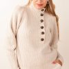 Kleidung Dea Kudibal | Pullover „Mianna" Hellbeige