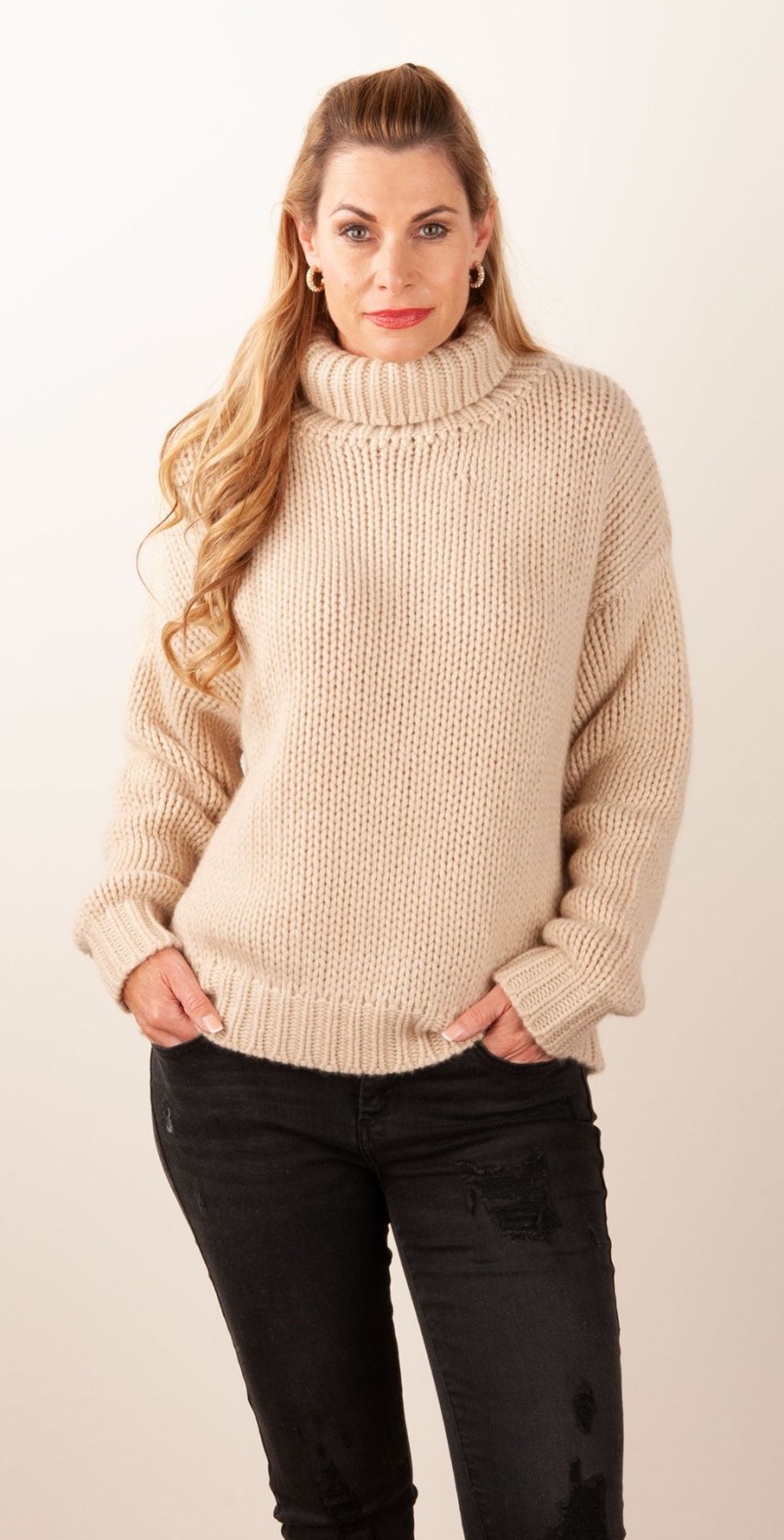 Kleidung Simone Bruns | Pullover Beige