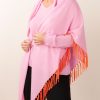 Accessoires Herzensangelegenheit | Poncho Rosa | Orange