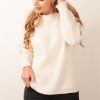 Kleidung Blossom u0026 Co. | Kaschmir Pullover Offwhite