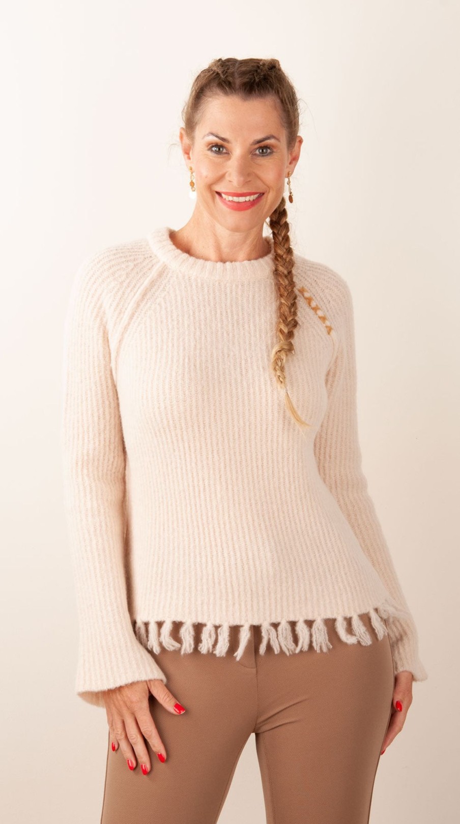 Kleidung Grace | Pullover Hellbeige