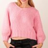 Kleidung DAWNxDARE | Pullover Super Pink