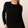 Kleidung fleur | Pullover „Strass" Schwarz