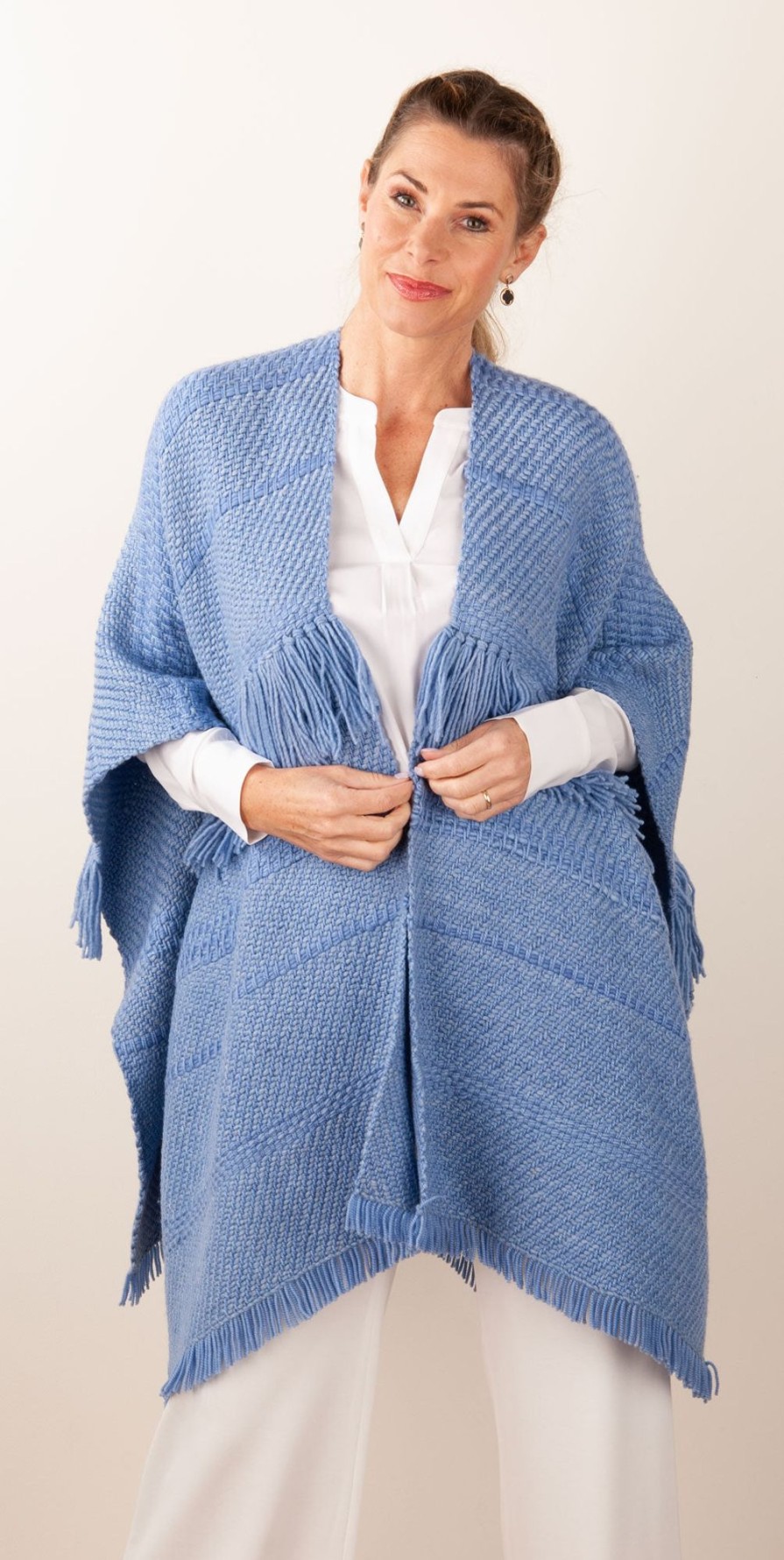 Accessoires WEHVE | Poncho Blau