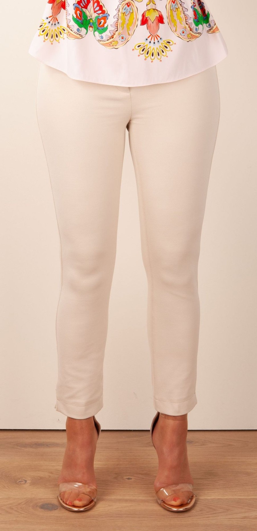 Kleidung Seductive | Hose „Franziska" Hellbeige