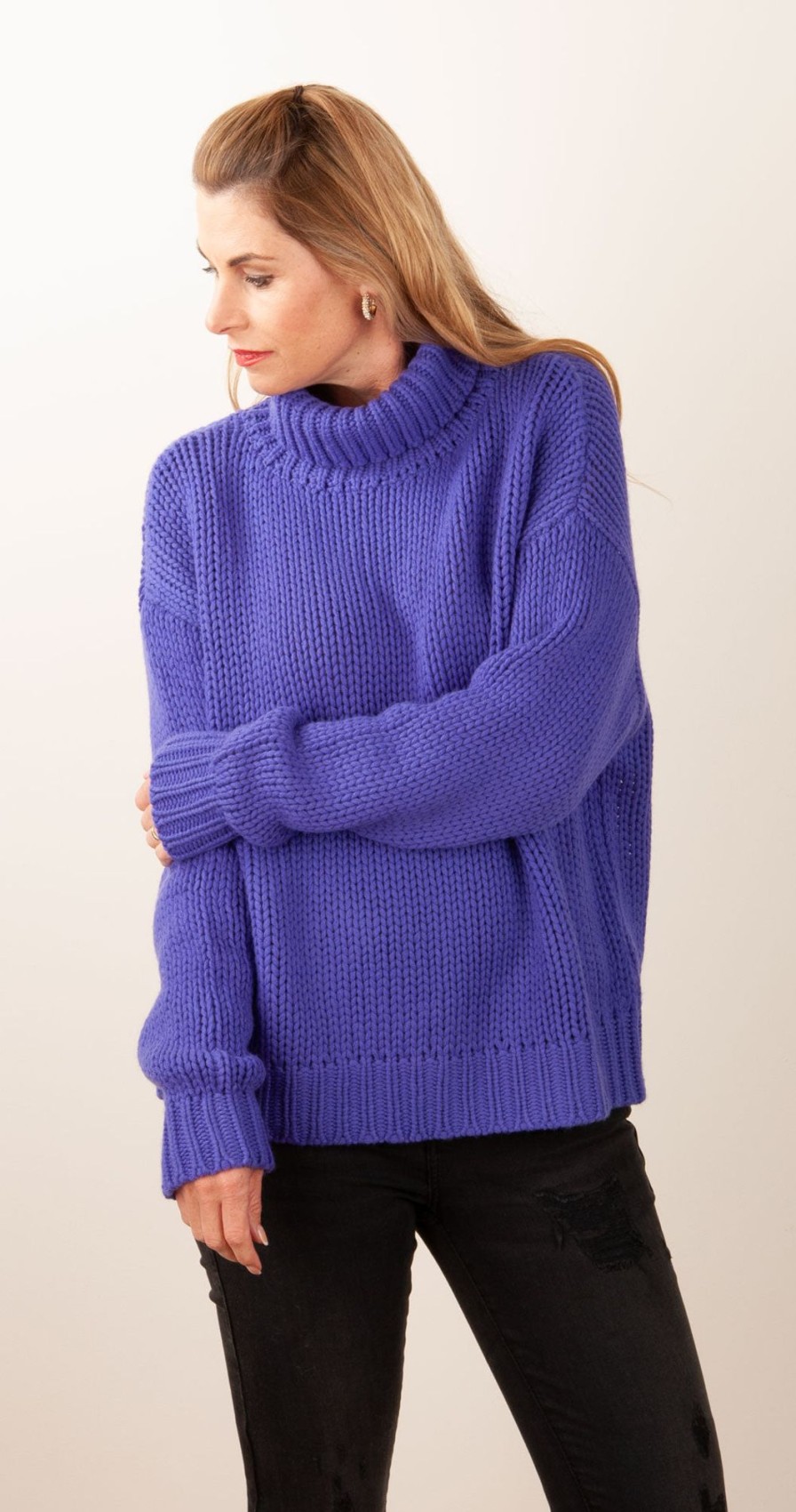 Kleidung Simone Bruns | Pullover Lila