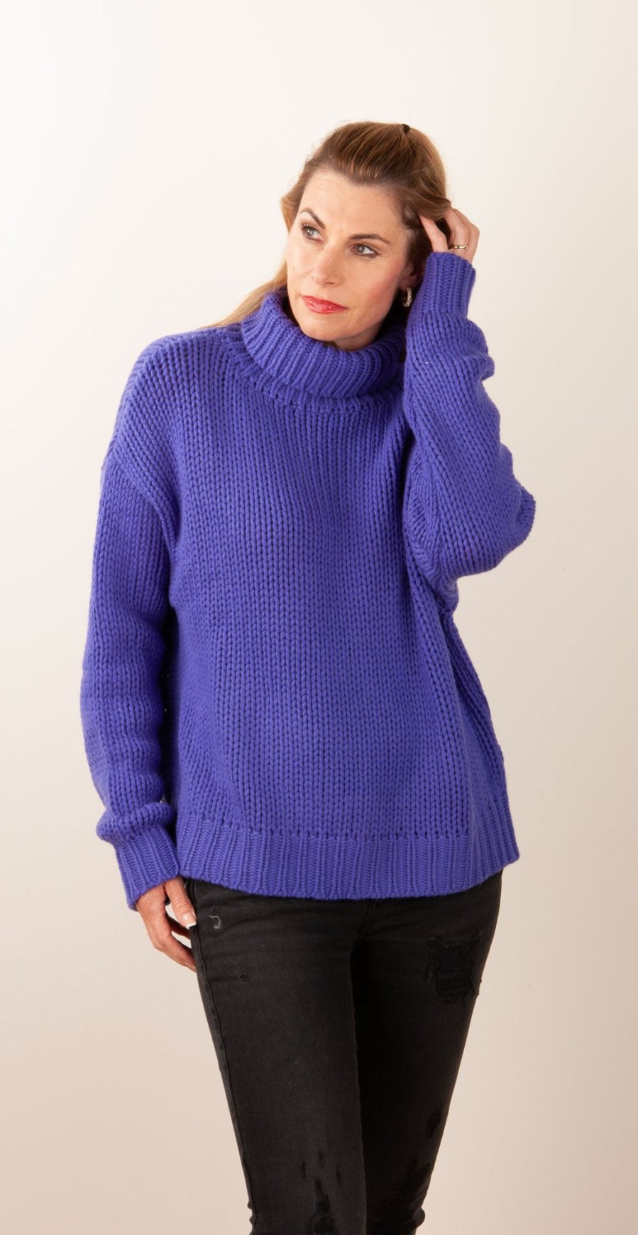 Kleidung Simone Bruns | Pullover Lila