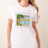 Kleidung Alessandro Enriquez | T-Shirt „Saint-Tropez" Weis | Multicolor