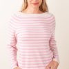 Kleidung fleur | Kaschmir Pullover Beige | Rosa