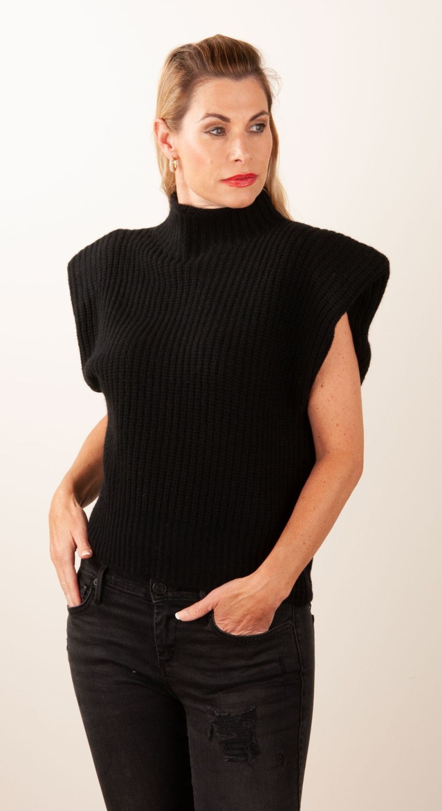 Kleidung Simone Bruns | Pullover Schwarz