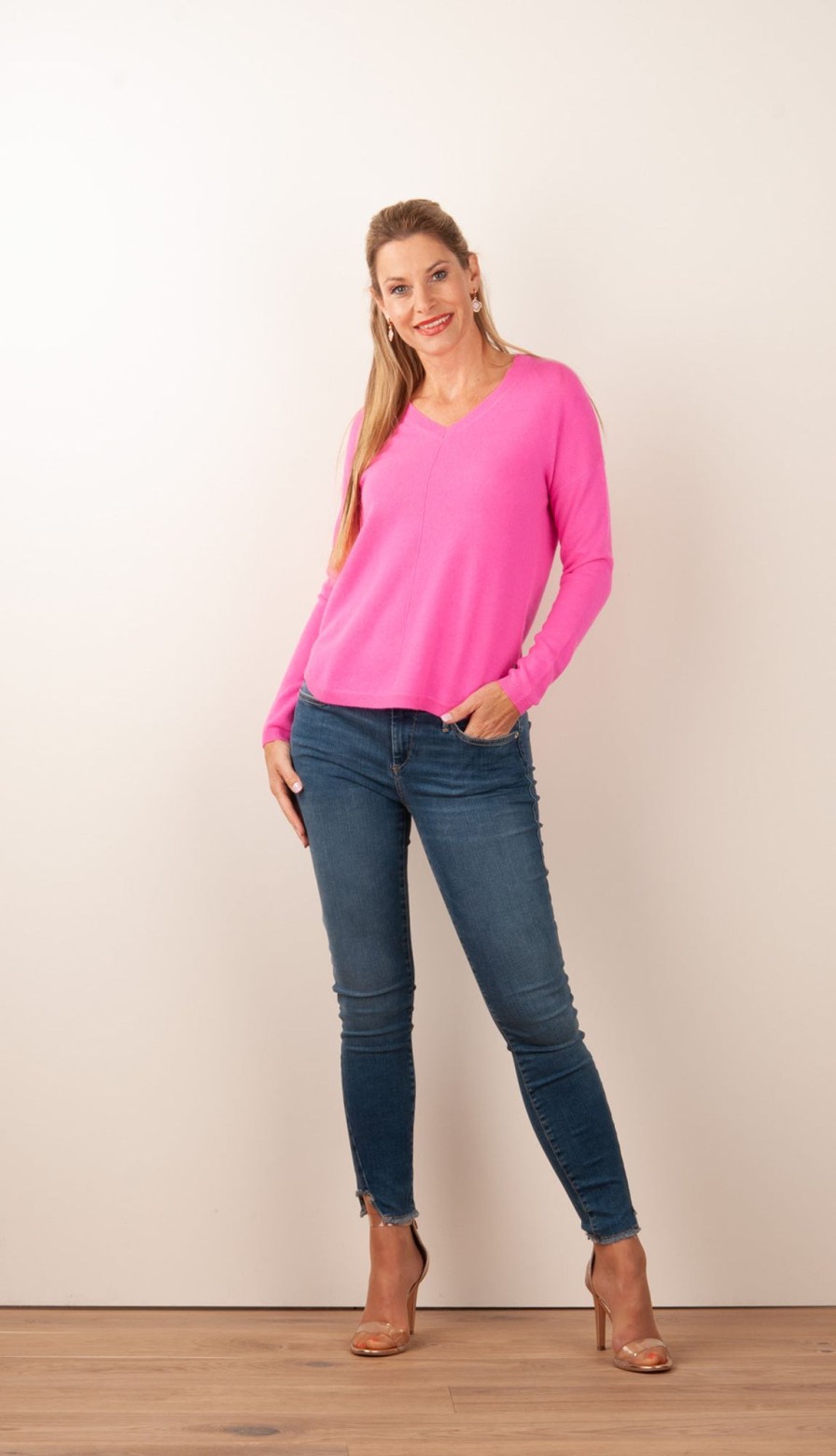 Kleidung Blossom u0026 Co. | Kaschmir Pullover Pink