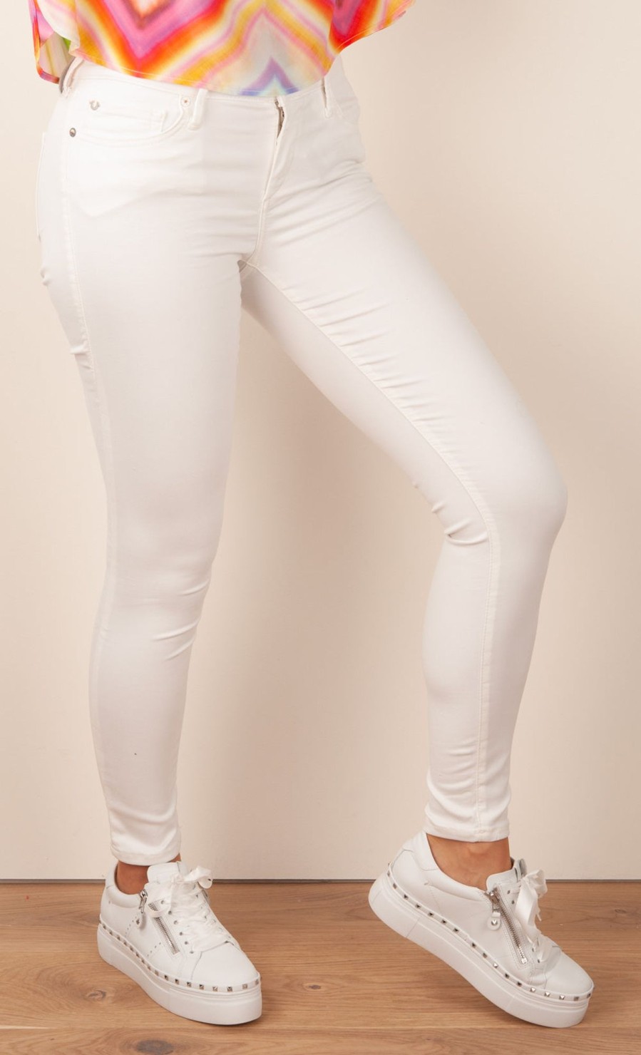 Kleidung True Religion | Jeans „Halle Skinny" Weis