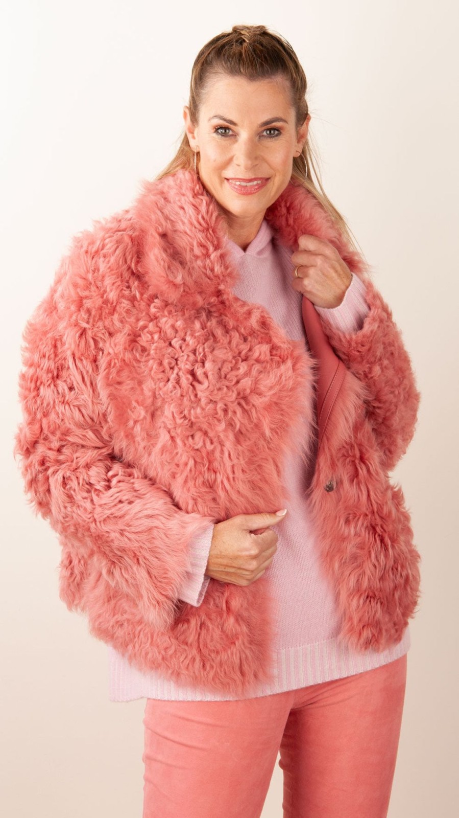 Kleidung Steven K | Lammfelljacke Rose