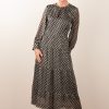 Kleidung fleur | Kleid Schwarz | Multicolor