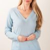 Kleidung P.A.R.O.S.H. | Kaschmir Pullover „Winni" Hellblau