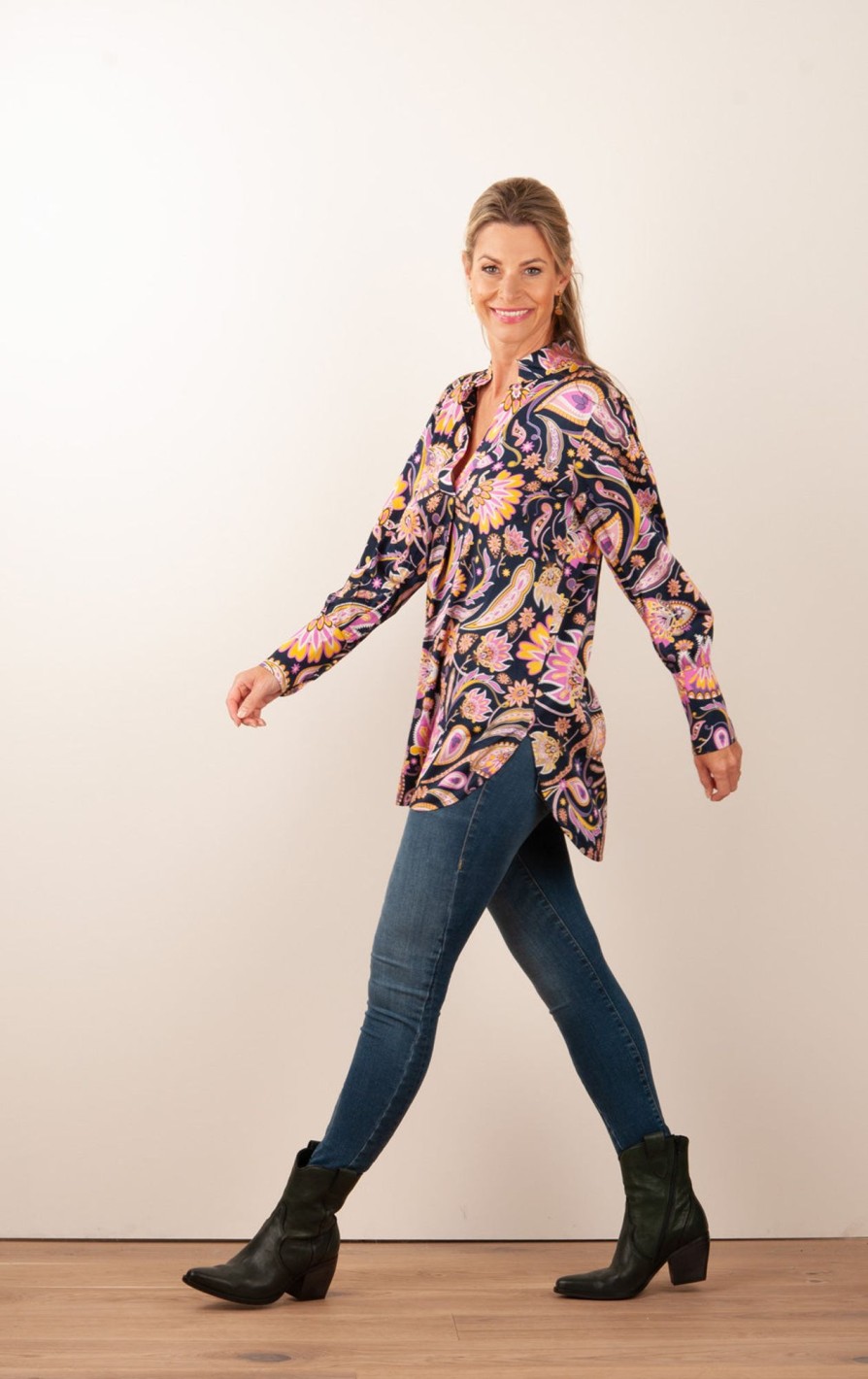 Kleidung Mucho Gusto | Bluse „Paisley" Multicolor