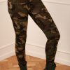 Kleidung Candy | Leggings „Camouflage" Oliv | Braun