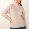 Kleidung Kitted in Cashmere | Kaschmir Pullover Beige