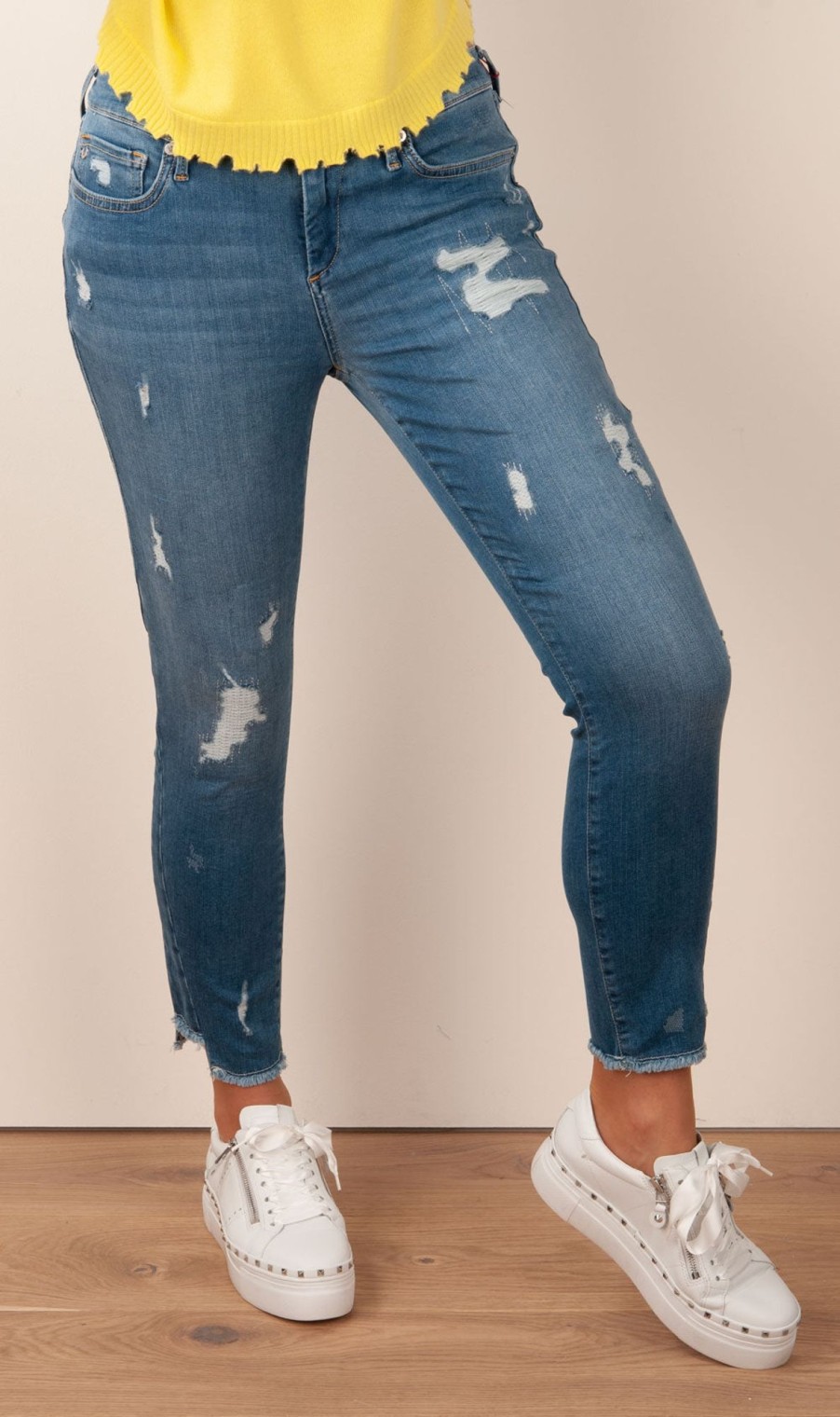 Kleidung True Religion | Jeans „Halle | Super Skinny" Blau