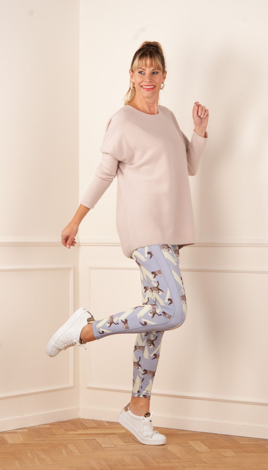 Kleidung Delicate Love | Leggings Flieder | Multicolor