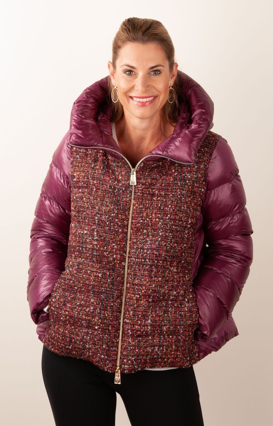 Kleidung Herno | Daunenjacke Beere | Multicolor