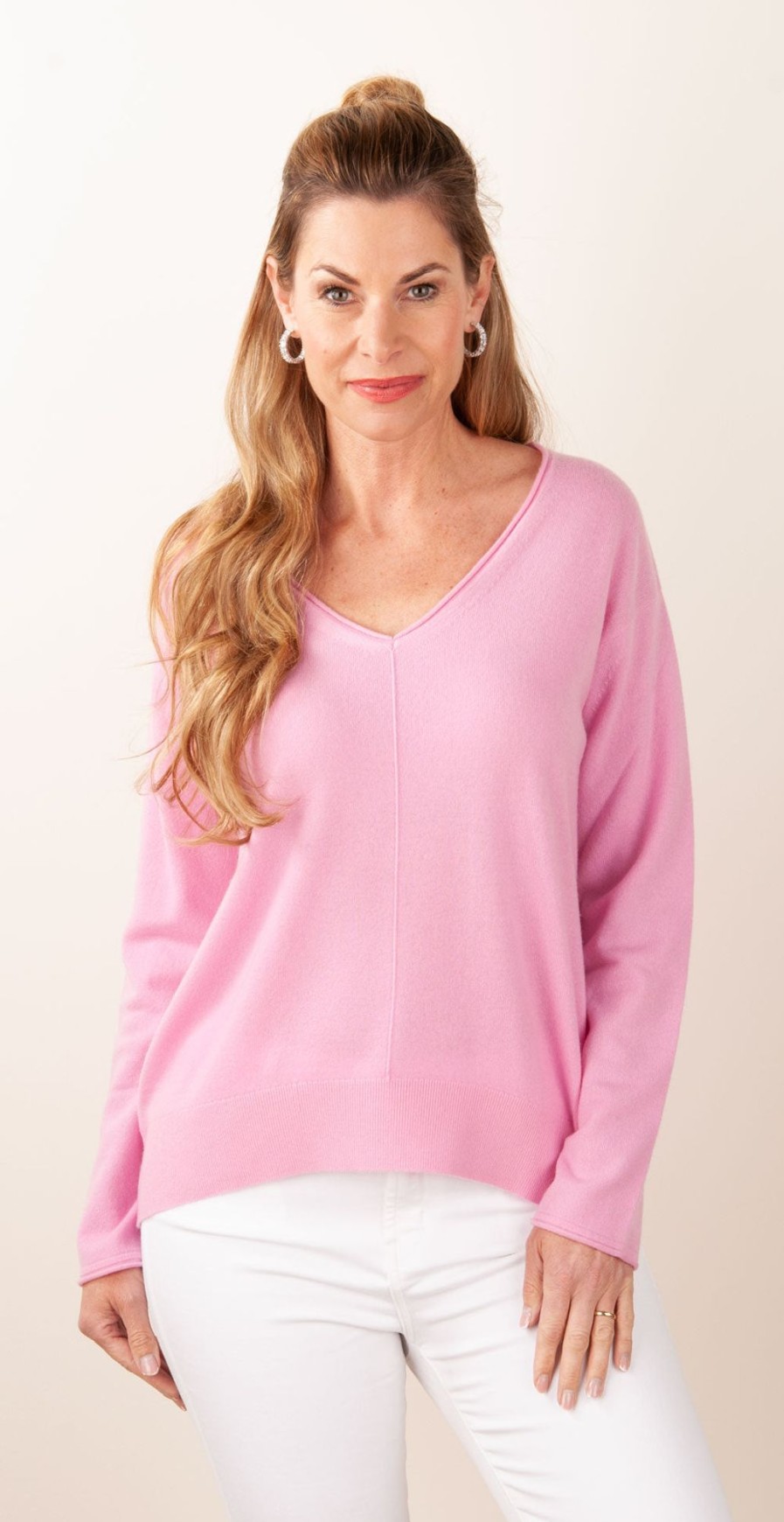 Kleidung fleur | Kaschmir Pullover Pink