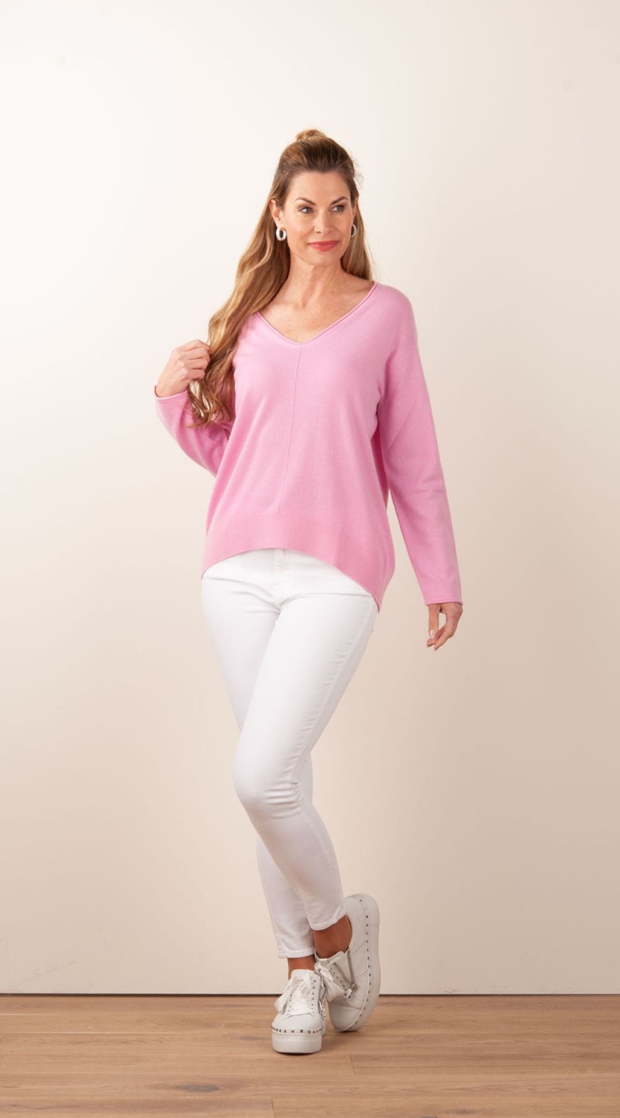 Kleidung fleur | Kaschmir Pullover Pink