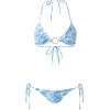 Kleidung Melissa Odabash Bikinis | Bikini „Miami Ceramic" Weis | Blau