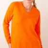 Kleidung Blossom u0026 Co. | Kaschmir Pullover Orange