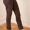 Kleidung Steven K | Lederhose Taupe