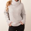 Kleidung Simone Bruns | Pullover Melange Grau