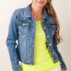 Kleidung Candy | Jeans Jacke Blau