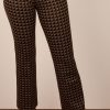 Kleidung Cambio | Hose „Ranee" Braun | Gold | Schwarz