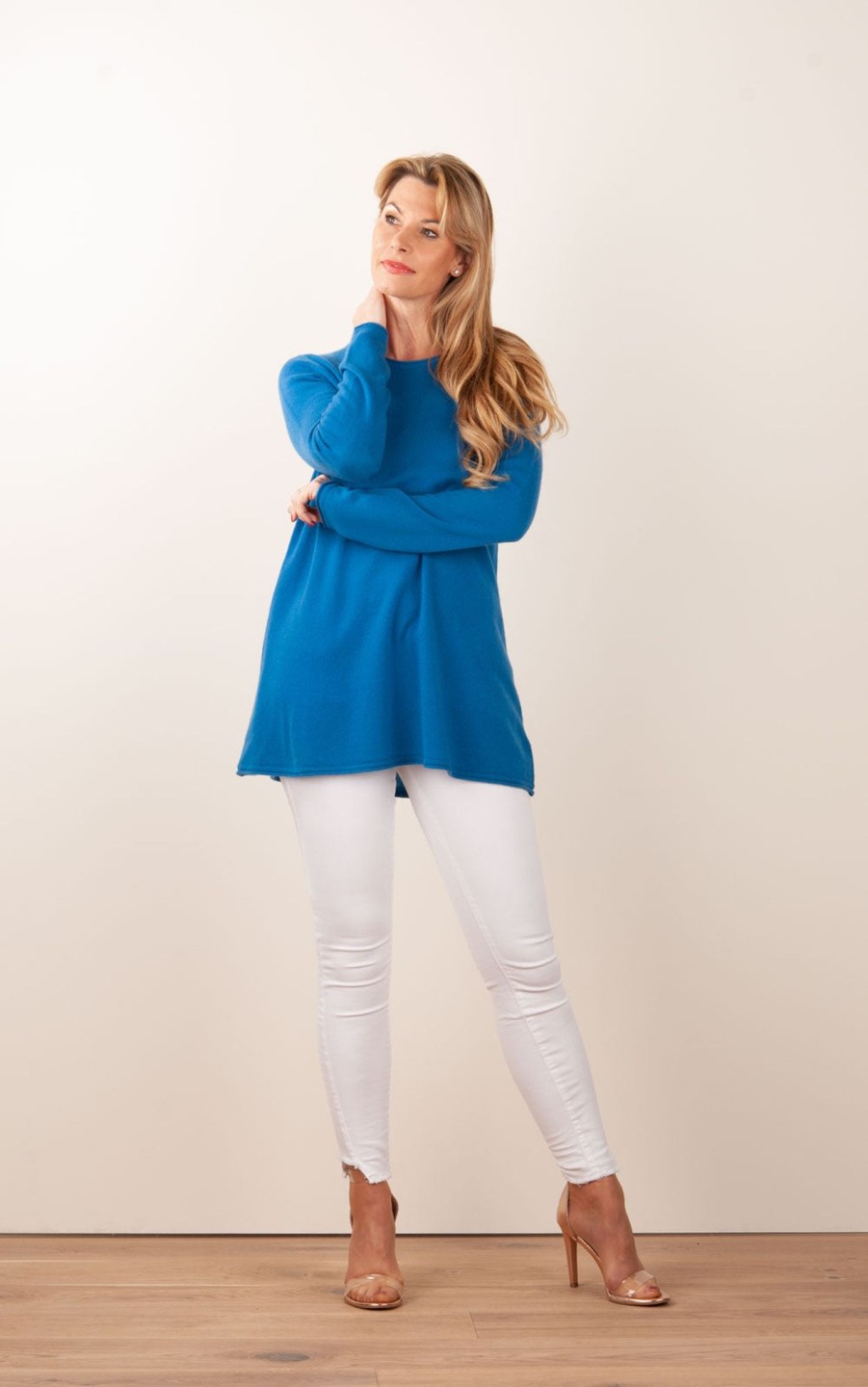 Kleidung Rosa u0026 Me | Kaschmir Pullover Blau