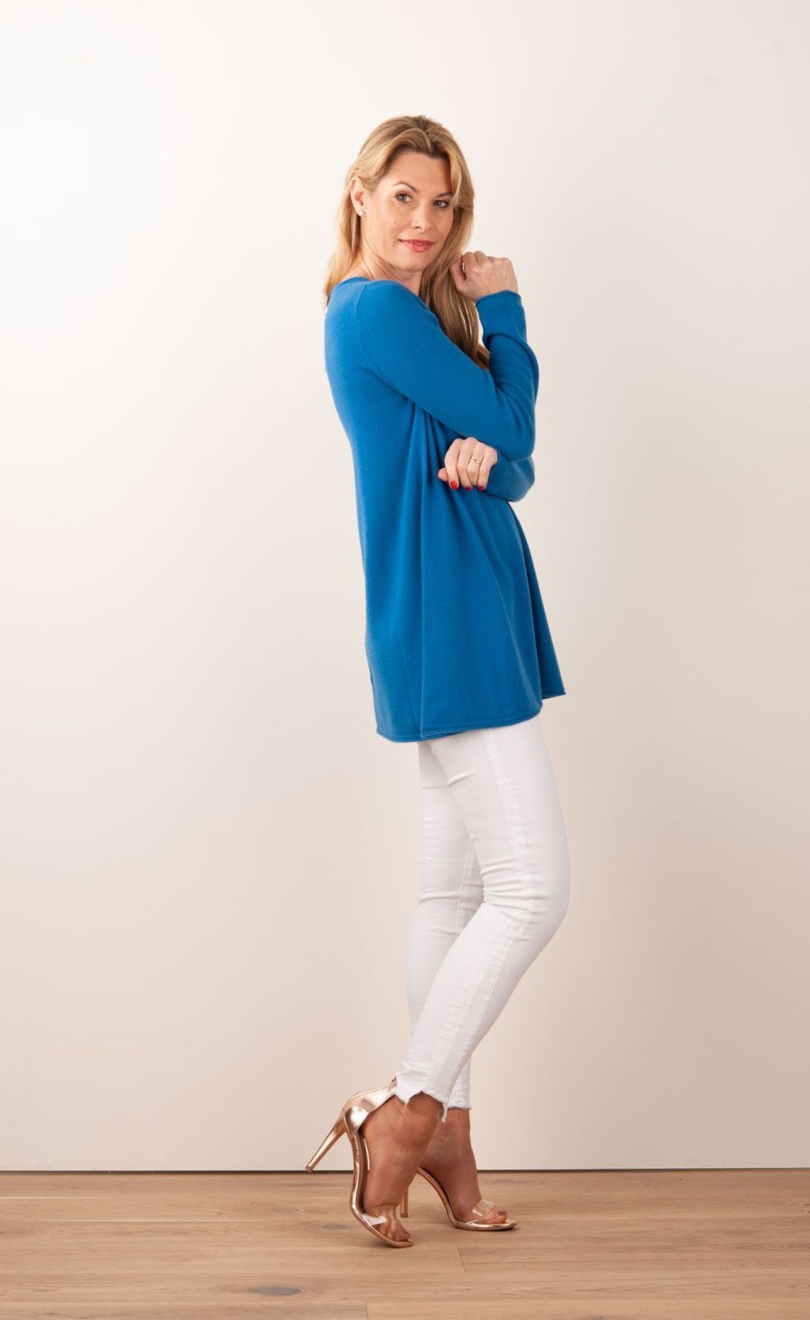 Kleidung Rosa u0026 Me | Kaschmir Pullover Blau