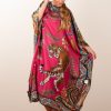 Kleidung Simone Bruns | Kleid / Kaftan Beere | Multicolor