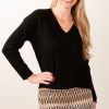 Kleidung fleur | Kaschmir Pullover Schwarz