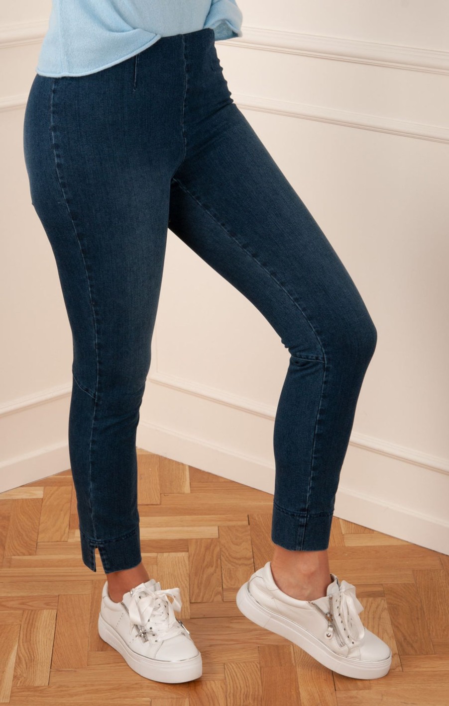 Kleidung Seductive | Hose / Jeans „Sabrina" Dunkelblau