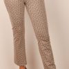 Kleidung Seductive | Hose „Cindy" Beige | Braun | Schwarz