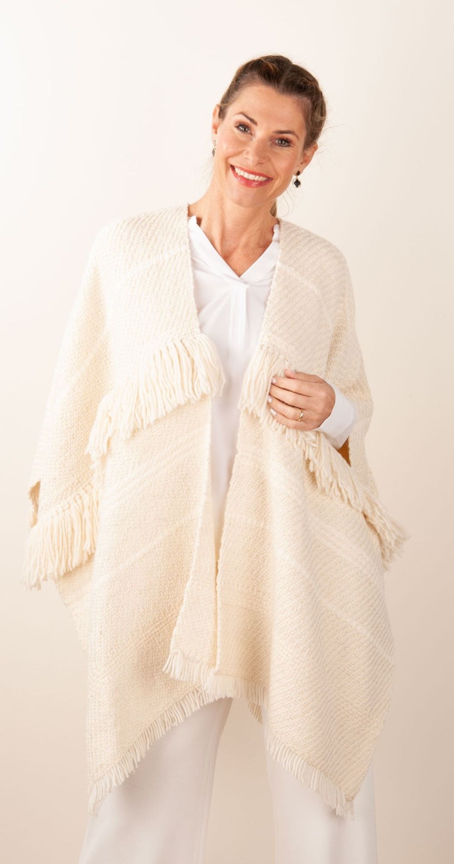 Accessoires WEHVE | Poncho Creme