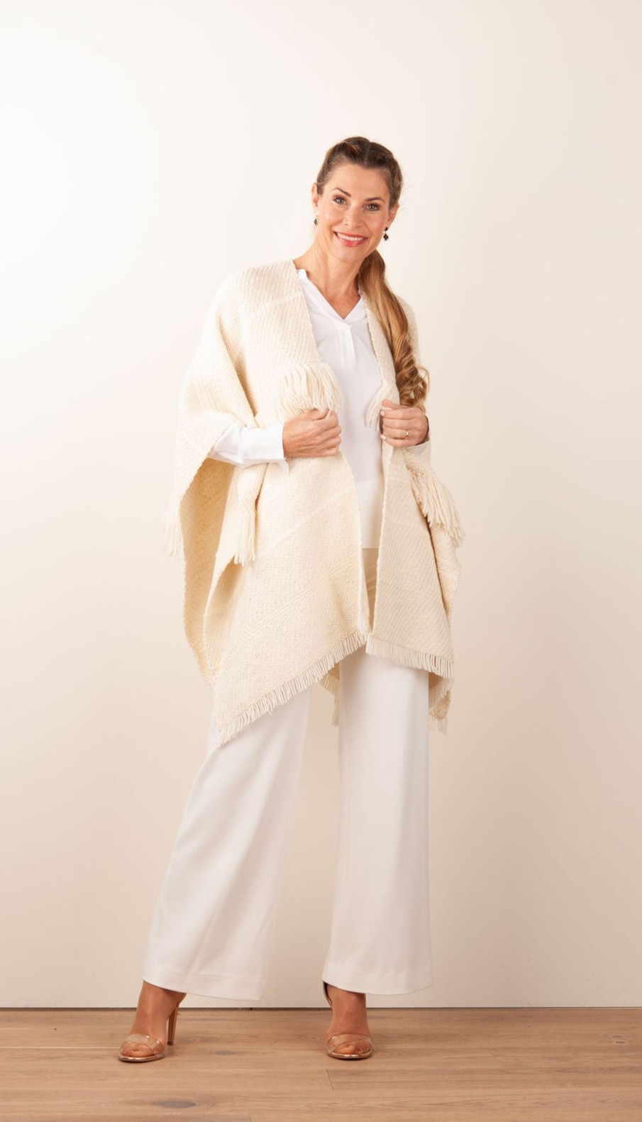 Accessoires WEHVE | Poncho Creme