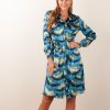 Kleidung Charlotte Sparre | Kleid Blau | Multicolor