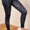 Kleidung Candy | Leggings „Camouflage" Blau | Schwarz