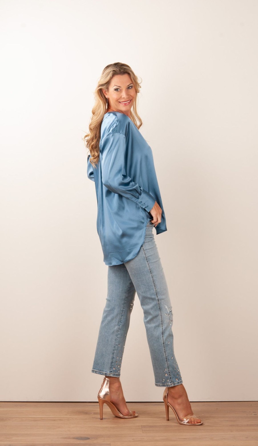 Kleidung Charlotte Sparre | Bluse Blau