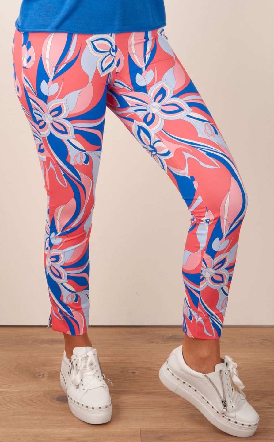 Kleidung Seductive | Hose „Sabrina" Pink | Blau | Multicolor