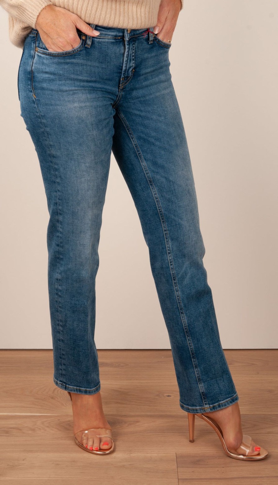 Kleidung Cambio | Jeans „Paris Straight" Blau